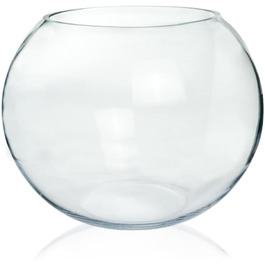 Скляна ваза Craft And Party Bubble Bowl 20,3×25,4 см для тераріуму, квітів, декору, прозора рибна чаша
