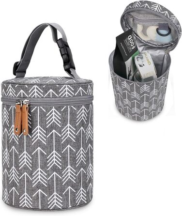 Сумка-органайзер для корму для собак K ERATISNIK – вихідна, для подорожей, кемпінгу, авто (сіра)