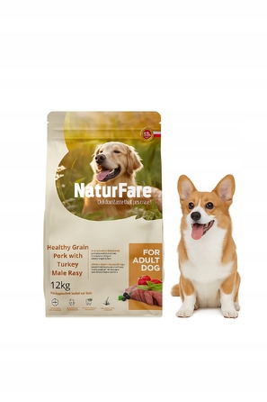 Сухий корм Naturfare для дорослих собак малих порід з індичкою, 12 кг