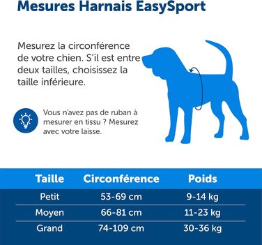 Шлейка для собак PetSafe EasySport, повністю з м'якою підкладкою, для собак 9-16,5 кг, розмір S, (M, блакитна)