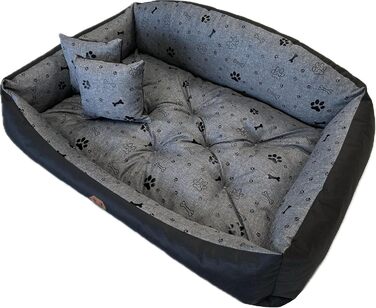 Ортопедичне ліжко для собак Dogs4Life: м'яке, миється, з можливістю персоналізації (S-XXL)