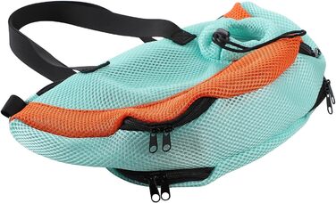 Транспортна сумка для кота/цуценя: переноска для тварин, сумка на плече, сітка, для подорожей, зелена