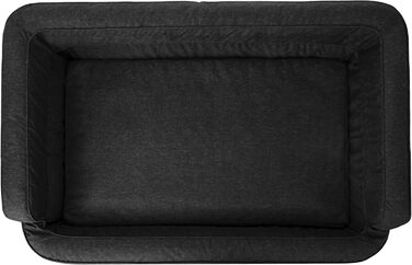 Ліжко для собак PillowPrim XXL 117x79 см, меблі для тварин, котяче ліжко, знімний чохол, чорне, лежак, кошик, подушка, диван для собак