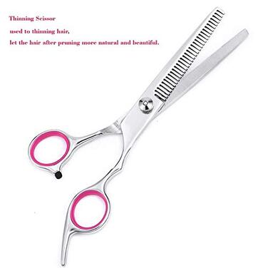 Набір професійних ножиць для грумінгу собак та котів (5 шт.) з безпечними закругленими кінцями. Виготовлені з нержавіючої сталі, для стрижки та витончення шерсті.