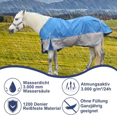 Водонепроникна дощовик-попона для коней 1200D, дихаюча легка накидка без наповнювача (0г), чорно-червона, 165 см