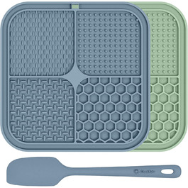 Килимок для собак з присосками, 2 шт. - повільне годування, зменшення тривоги та нудьги, для тренувань