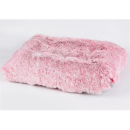 Крісло-ліжко для собак та котів LIVEINU з штучного хутра, рожеве, XL (94x63x10 см)