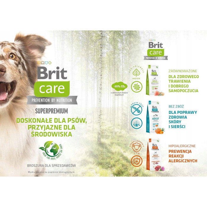 Корм для собак BRIT Care Hypoallergenic Adult Small Breed Ягнятина, 7 кг