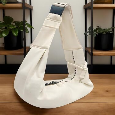 Сумка-переноска для собак, дихаюча переноска для тварин | Регульовані ремені, легке аксесуар для подорожей, прогулянок та до ветеринара, бежева