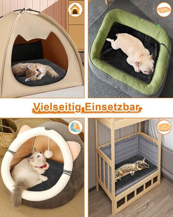 Килимок грілка для котів та собак, 30-60°C, 4 таймери, безпечний, вологостійкий, 45x45 см, сірий