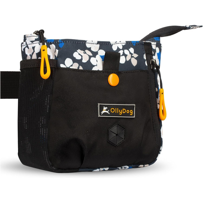 OllyDog Backcountry Tagestasche - Сумка для цуценят OllyDog Backcountry, для тренувань собак, з кишенькою для ласощів та відсіком для відходів, знімний кліпса для пояса (Raven S'25)