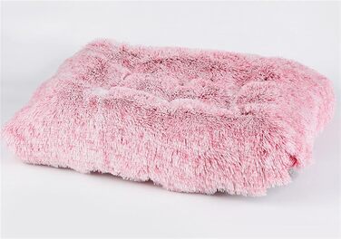 Крісло-ліжко для собак та котів LIVEINU з штучного хутра, рожеве, XL (94x63x10 см)