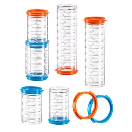 Ferplast Набір тунелів для хом'яків Röhren Hamster-Set (7 частин) - прозорі тунелі з вентиляцією, іграшка для клітки