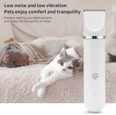 Набір для грумінгу собак 4-в-1 | Електричні ножиці для догляду за шерстю, підходить для цуценят та котів, зелений (білий)