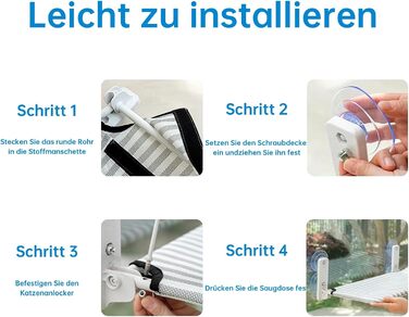 Кішка ліжко на вікно BnbnPup: гамак для котів з міцними присосками до 18 кг, знімний та перевертаний чохол, складна та стабільна конструкція (смужки, L)