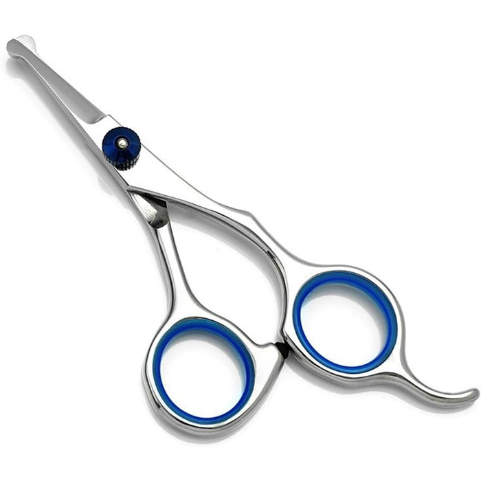 Набір професійних ножиць для собак та котів: ножиці з нержавіючої сталі, ножиці для фінальної обробки, прямі та вигнуті ножиці, гребінець для грумінгу