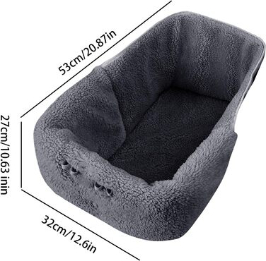 М'який килимок для візка для собак, котів та дітей | Зручний для подорожей та прогулянок | Підходить для візка, кафе, парку, авто