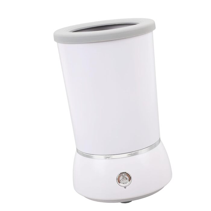 Автоматичний очисник лап для собак, портативний мийник лап для домашніх тварин з 2 швидкостями, м'які силіконові щетинки, перезаряджається, вбудований акумулятор 800 mAh, білий