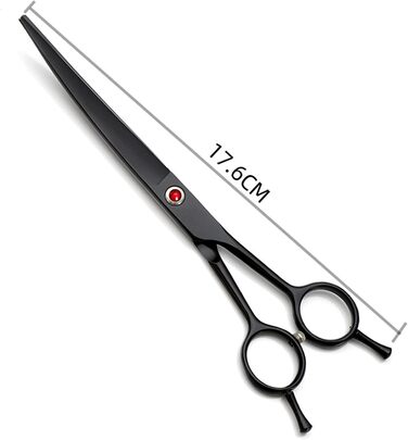 Набір професійних ножиць для собак 4 в 1: прямі, зубчасті, вигнуті + гребінець. Підходить для собак, котів та інших тварин