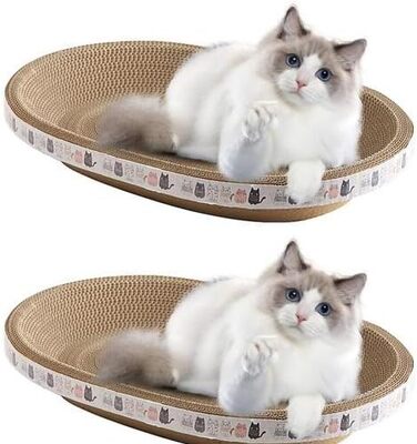 Килимок-крісло для котів з картонної гофрованої поверхні (2 шт.)