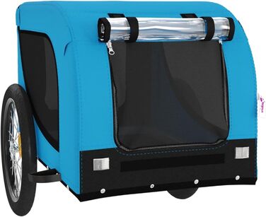 Фаркоп для велосипеда Gecheer, перевезення собак, вантажопідйомність 45 кг, чорний оксфордський матеріал, блакитний