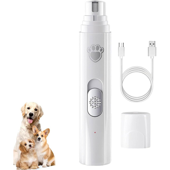 Електричний точило для кігтів собак та котів KrallenSchleifer Pro Set - 2 швидкості, перезаряджається, для великих, середніх та малих порід