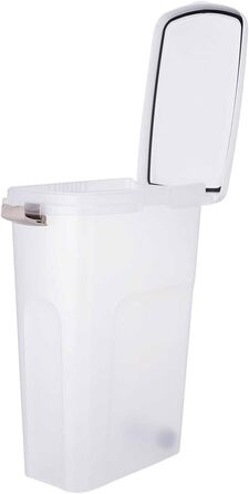 Контейнер для зберігання продуктів Tonne, 40 л, прозорий, з кришкою, 27 x 61 x 45 см