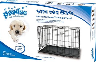 Клітка для транспортування Pawise PAWI12535, 122x76x84 см, металева