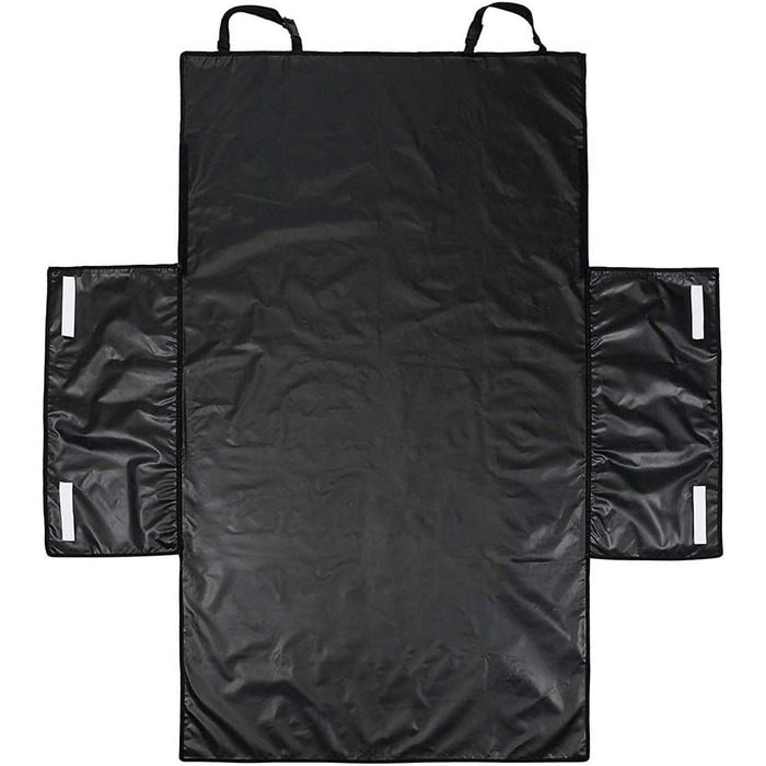 Захисна вологостійка підстилка для багажника авто з боковими захистами для собак (184x105x33 см, блакитна)