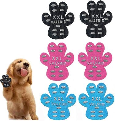 Захист для лап собак Anti-Rutsch, 40 шт. Силіконові накладки на лапи, протиковзкі, XXL (6.3*7см, 27.1-36кг)