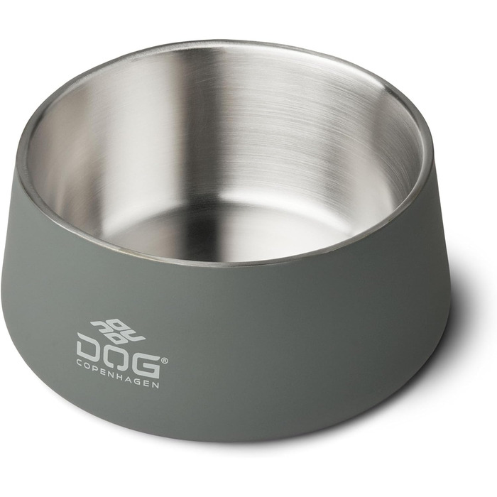 Миска для собак DOG Copenhagen Vega S/M, сіра, пластик