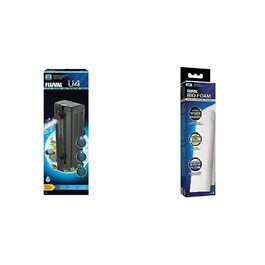 Внутрішній фільтр Fluval U4 для акваріумів 130-240л, 10Вт, з двома змінними поролоновими картриджами для великих забруднень