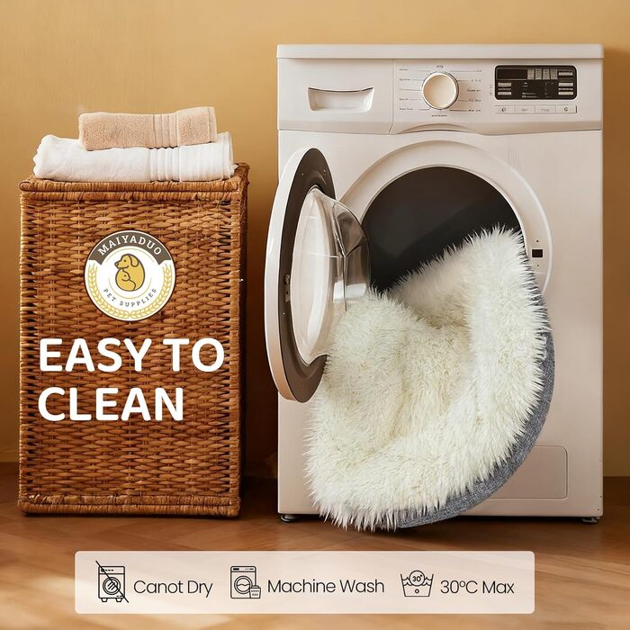 М'яке ліжко для котів, 60x45 см, плюшеве, для котів та маленьких собак, 2 в 1, тепле гніздо, ліжко-мішок, ковдра для котів, миється, розмір 91x71x3 см