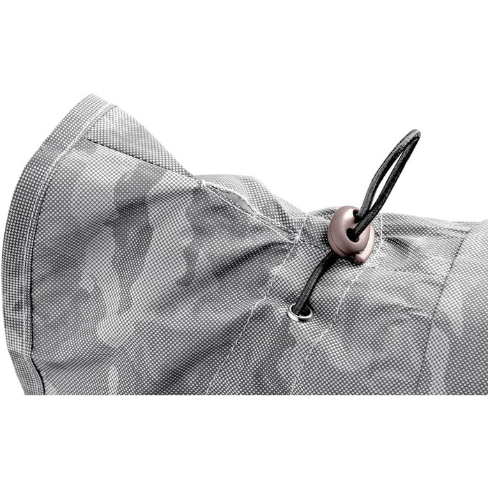 Дощовик для собак Huka to go срібного кольору, розмір 50