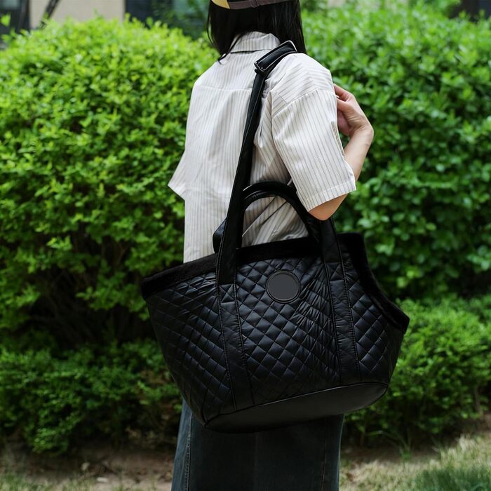 Сумка-переноска для домашніх тварин, регульована через плече, для прогулянок та подорожей | М'яке флісове підкладка з дихаючими сітковими вставками, кишеня для підтримки, для цуценят та кошенят