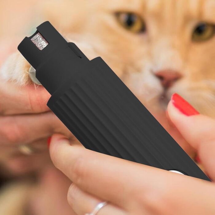 Шліфувальник для собачих кігтів | 3-ступеневий акумуляторний портативний LED | Шліфувальник для лапок, інструмент для собак - для дорослих, сім'ї, друзів, жінок та чоловіків, чорний