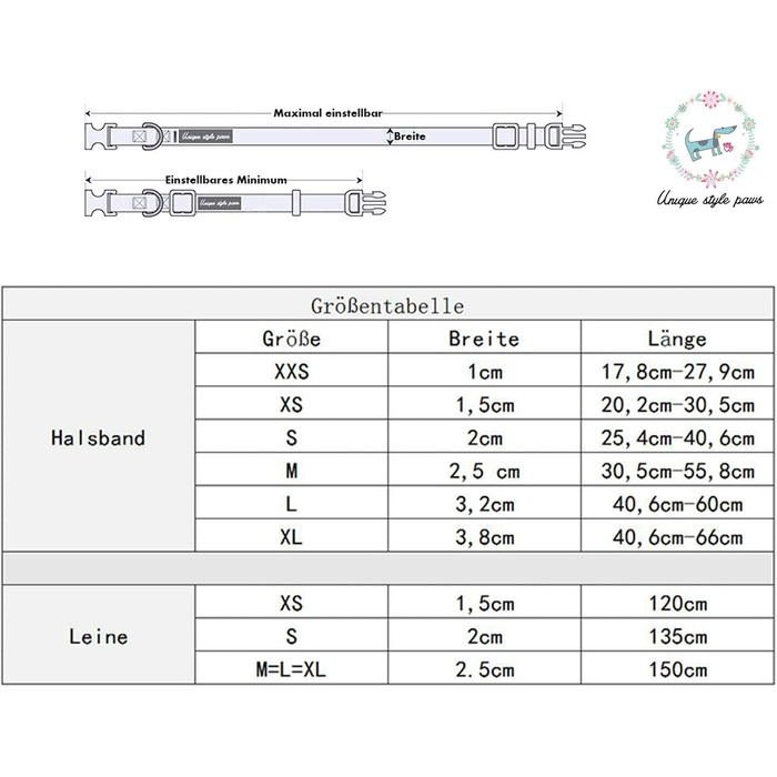 Нашийник для собак Unique Style Paws з метеликом, регульований, для середніх собак (L, 1 шт.), для святкування Хелловіну