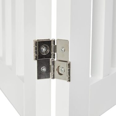 Захисне ворота Relaxdays для собак, 92x154 см, 3 елементи, білий, розкладне