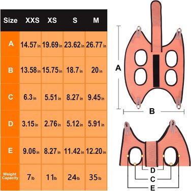 Навісна матрац-нашийник для грумінгу тварин Kkiimatt, XS, для собак, сумка для утримання, грумінг, підстригання нігтів та стрижка, матрац для догляду за шерстю