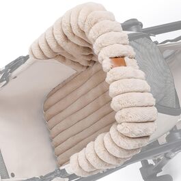 М'який килимок для візка для собак та дітей, захист від бруду, підходить для прогулянок з домашніми тваринами, бежевий