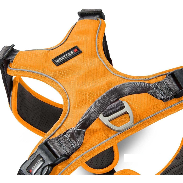 Шлея для собак WOLTERS Active Pro Comfort, 70-85 см, помаранчева/антрацит