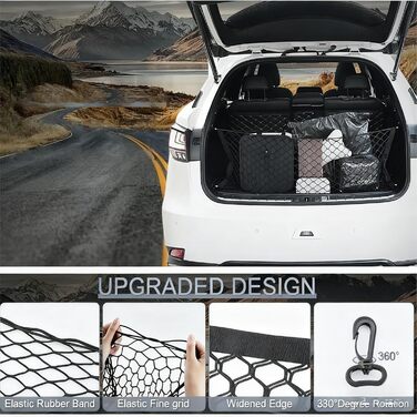 Сітчаста перегородка для тварин в авто, регульована, Oxford, 120x85 см