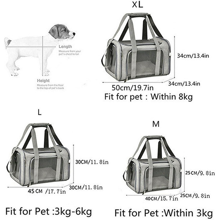 Транспортувальна переноска для собак та котів RATEJNDGT, зелена, S (40x25x25 см)