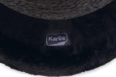 Karlie Kratzball Bolly - іграшка-дряпалка для котів, 30,5 x 30,5 x 28 см, чорний колір