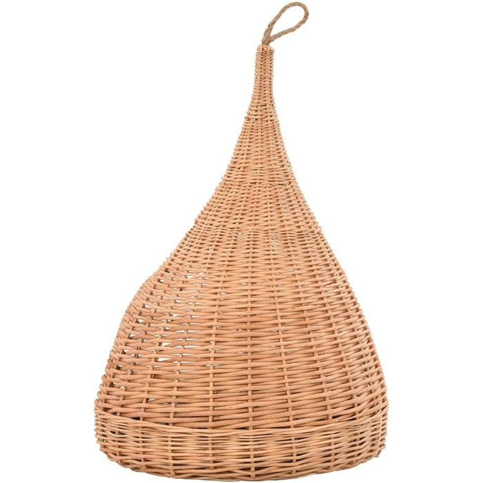 Будиночок для котів з подушкою з натуральної лози Tipi, кошик-лежанка, котяча хатка, котяче ліжко vidaXL