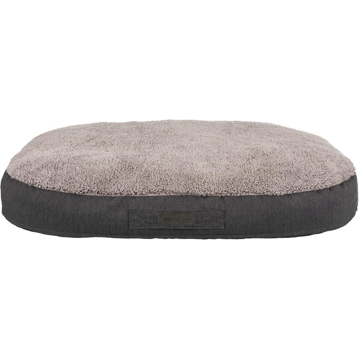 TRIXIE ортопедична подушка для собак Vital Kissen Bendson, овальна, 100×70 см, темно-сіра/світло-сіра