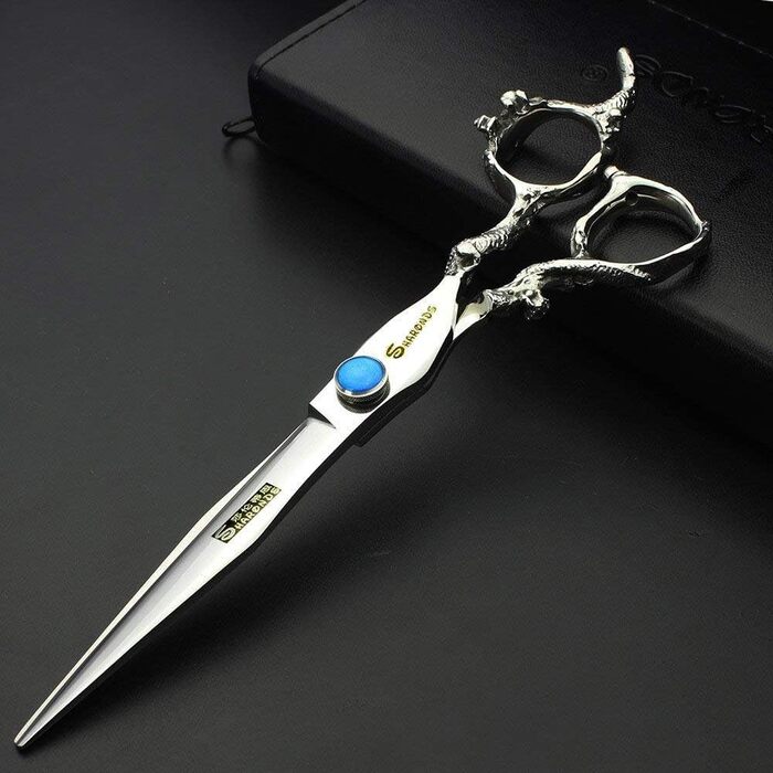 Професійні ножиці для грумінгу домашніх тварин 7/8/9 дюймів, персоналізовані, японська сталь, для стрижки та прорізування, ножиці для випрямлення