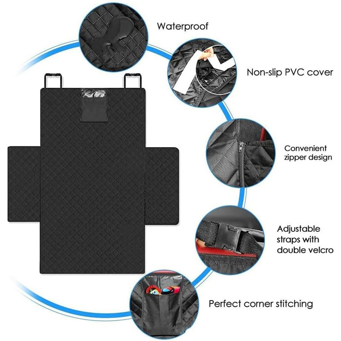 Захист для багажника автомобіля для Mercedes Benz GLK X204 (2009-2015), водовідштовхуючий, з захистом бокових стінок та краю багажника