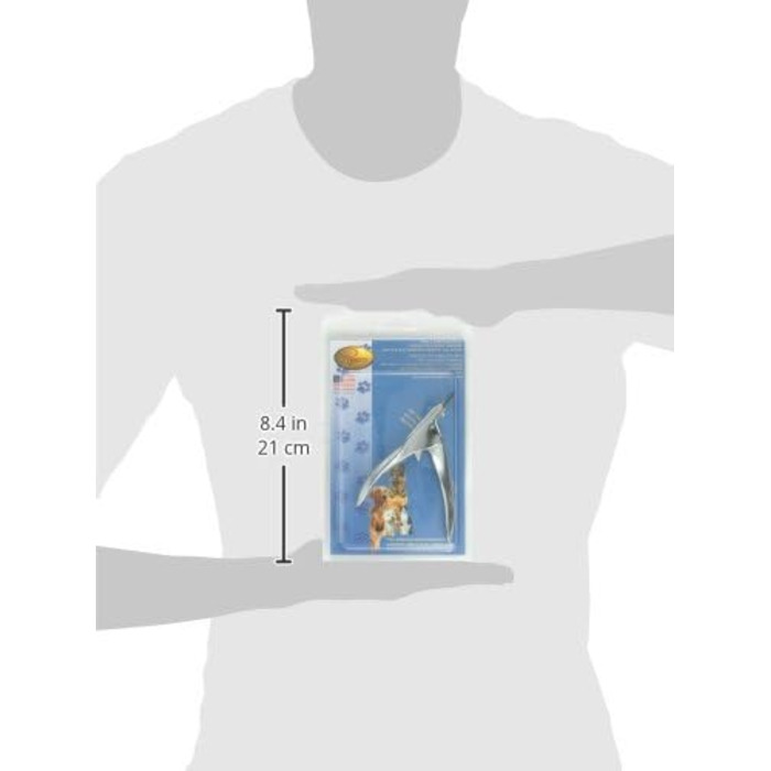 Набір для стрижки нігтів Resco для собак, котів та інших домашніх тварин, Chrome S/M