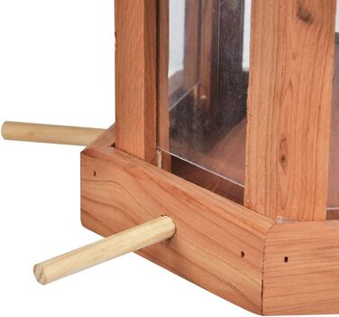 Дерев'яний годівниця для птахів, годівнична станція 26x26x27 см